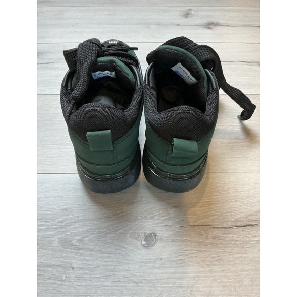 Burberry Green Suede Lace Up Chunky Sole Hiking Boots 10.5 New Without Tags - Picture 13 of 16